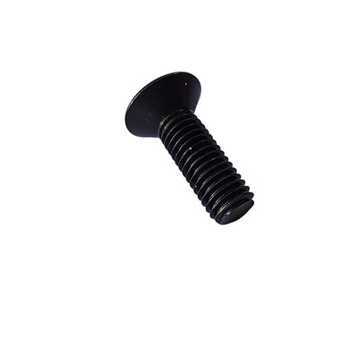 DIN Standard Durable Flat Head Socket Cap Screw Nero in acciaio al carbonio Full Thread