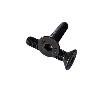 Forza metrica Allen Cap Screw Full Thread Nero Acciaio al Carbonio Testa piatta contro-affondata