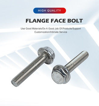 Bolt di flangia in acciaio inossidabile M6 M8 GB Standard per soluzioni di lavorazione ad alta precisione