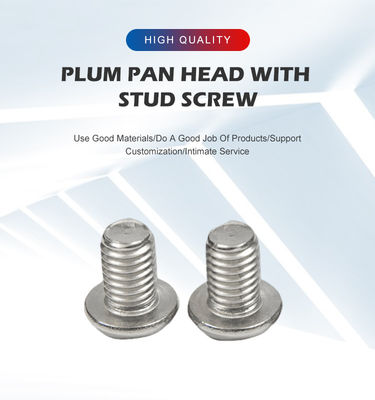 Sistema di misurazione metrica Acciaio inossidabile Flat Head Cross Machine Screw Full Thread