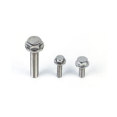 Gb5789 304 Flange in acciaio inossidabile bullone esagonale con filo parziale e testa dentata
