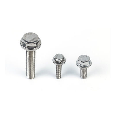 Gb5789 304 Flange in acciaio inossidabile bullone esagonale con filo parziale e testa dentata