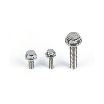 Gb5789 304 Flange in acciaio inossidabile bullone esagonale con filo parziale e testa dentata