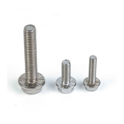 304 Acciaio inossidabile bulloni di flange esagonali Gb5789 Vattone a fiori dentali con finitura semplice