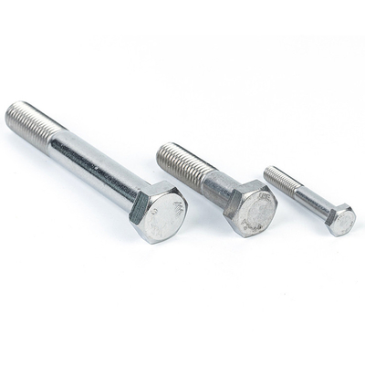 DIN931 in acciaio inossidabile di grado 5.8 M6 * 25 mm bullone esessuale con finitura galvanizzata
