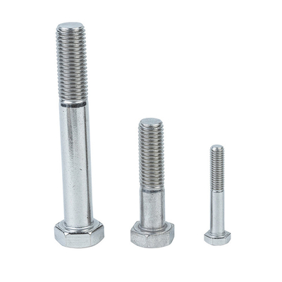 DIN Standard Hex Half Thread Bolts 2024 Fasciatori in acciaio inossidabile con finitura semplice
