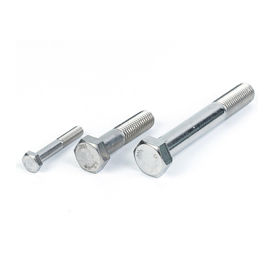 DIN Standard Hex Half Thread Bolts 2024 Fasciatori in acciaio inossidabile con finitura semplice