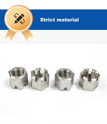 Fissazione facilitata con DIN935 tipo A flange in acciaio inossidabile M30 Hex castello Noce