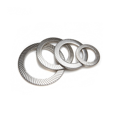 Controllo M2 M3 M5 M6 M8 Acciaio inossidabile Anti Loosening Lock Washers con stampa a doppia faccia