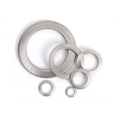 Controllo M2 M3 M5 M6 M8 Acciaio inossidabile Anti Loosening Lock Washers con stampa a doppia faccia