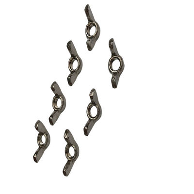 Fissatura 304 Acciaio inossidabile Noce di corno di pecora Noce di farfalla torciata a mano Personalizzazione