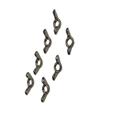 Fissatura 304 Acciaio inossidabile Noce di corno di pecora Noce di farfalla torciata a mano Personalizzazione