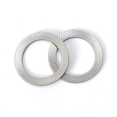 Lavatrici a serratura a molla a doppio lato con denti esteriori antiscivolo per l'industria al dettaglio