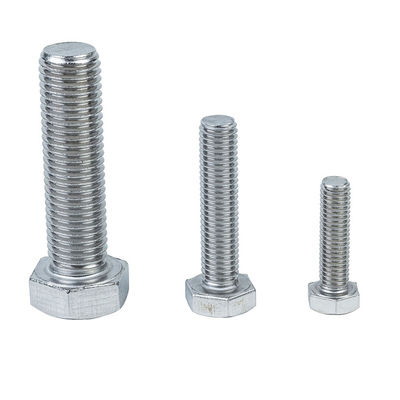 Finitura semplice DIN933 Noccioline e bulloni in acciaio inossidabile per la ristrutturazione delle macchine