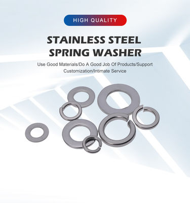 100% di acciaio inossidabile ispezionato galvanizzato M5 M6 M8 M10 M12 Split Washer Spring Lock Washers
