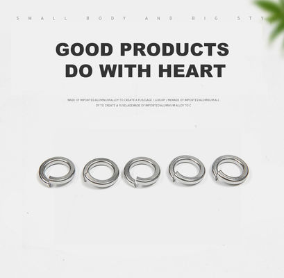 100% di acciaio inossidabile ispezionato galvanizzato M5 M6 M8 M10 M12 Split Washer Spring Lock Washers