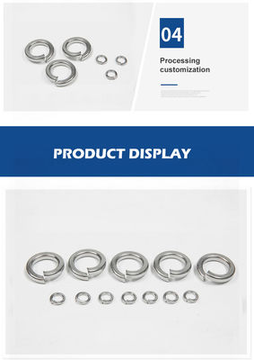 100% di acciaio inossidabile ispezionato galvanizzato M5 M6 M8 M10 M12 Split Washer Spring Lock Washers