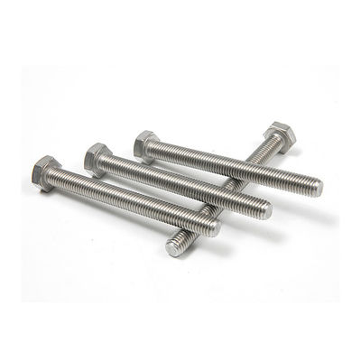 DIN933 bulloni esagonali in acciaio inossidabile con finitura semplice e DIN standard
