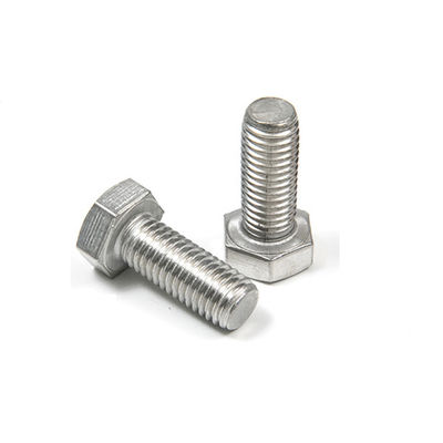 M5 M6 M10 bullone esessuale Full thread Plain Finish Stainless Steel Hex Head Bolt DIN933