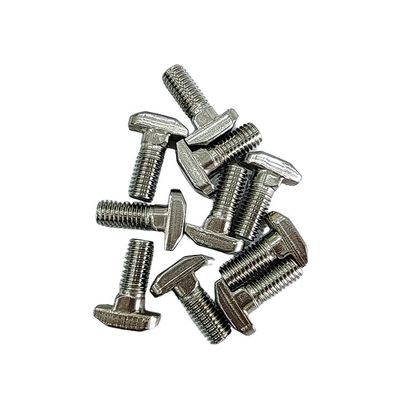 Vattone a forma di T in acciaio inossidabile per profili in alluminio della serie 45 M8*20-10 Standard personalizzato