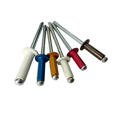 DIN Standard Rivetti pop colorati ad alta resistenza con diametro resistente alla corrosione 3,2-4,8/5 mm