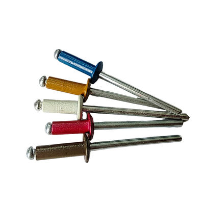 6-32mm DIN Standard Eco-friendly Round Head Pop Rivets con opzioni di colori multipli