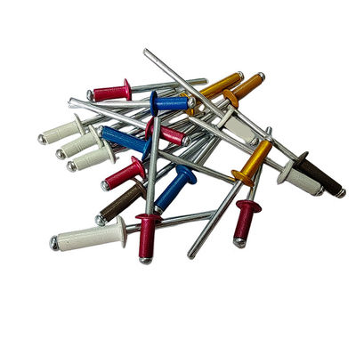 6-32mm DIN Standard Eco-friendly Round Head Pop Rivets con opzioni di colori multipli