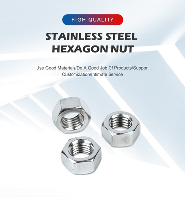 Acciaio inossidabile M6 M8 M10 M12 M14 M16 M18 M20 Noccioline esessuali per l'industria pesante e durevoli