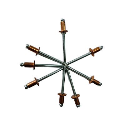 Rivetti di ottone resistenti alla corrosione per molteplici applicazioni Lunghezza 3-35 mm
