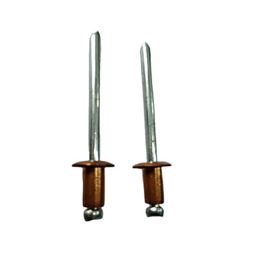 Rivetti di ottone resistenti alla corrosione per molteplici applicazioni Lunghezza 3-35 mm