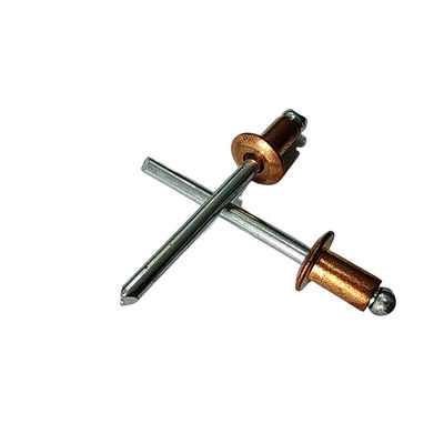 Rivetti di ottone resistenti alla corrosione per molteplici applicazioni Lunghezza 3-35 mm