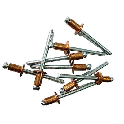 Edilizia e arredamento rivetti pop a fine aperto di ottone facile con buone prestazioni di tenuta