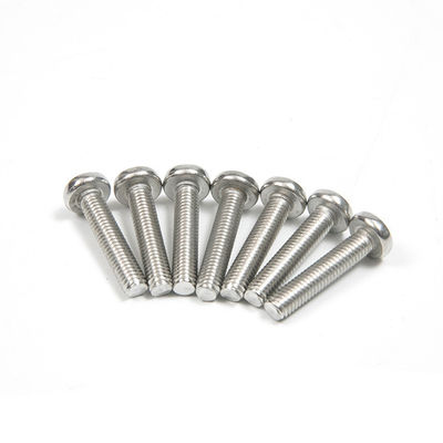 304 316 acciaio inossidabile Full Thread Phillips Pan Head Machine Screw INCH Finitura semplice