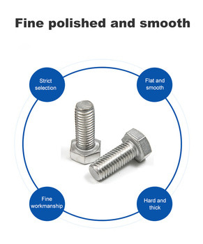 Bolt resistente alla corrosione di grado 304 316 di acciaio inossidabile Bolt esterno esagonale