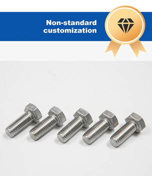 Bolt resistente alla corrosione di grado 304 316 di acciaio inossidabile Bolt esterno esagonale
