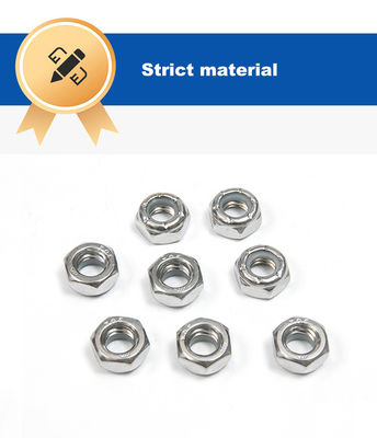 100% di acciaio inossidabile inspected Nylon Lock Nut DIN985 per applicazioni pesanti