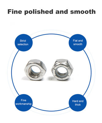 100% di acciaio inossidabile inspected Nylon Lock Nut DIN985 per applicazioni pesanti