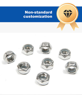 100% di acciaio inossidabile inspected Nylon Lock Nut DIN985 per applicazioni pesanti