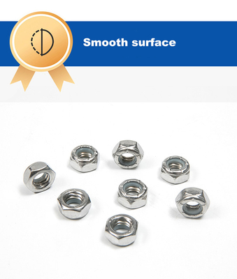 Applicazioni in industria generale Acciaio inossidabile Hex Nylon Lock Nut con inserto di nylon