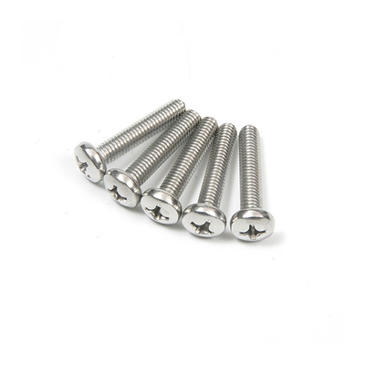Tipo di filo completo M2 M2.5 M3 M4 M5 M6 M8 GB818 304 in acciaio inossidabile Croce Phillips Rotonda Pan Testa bullone