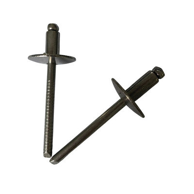 Macchinari Acciaio Tipo Aperto Rivets Pop di alluminio-ferro Grandi bordi Testa Rotonda Peso leggero Rustproof Versatile