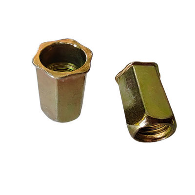 Acciaio al carbonio placcato al zinco giallo con nocciolo di rivetto aperto full hex per automobili M4-M5-M6-M8-M10