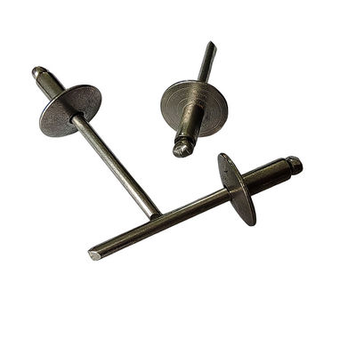 Macchinari Acciaio Tipo Aperto Rivets Pop di alluminio-ferro Grandi bordi Testa Rotonda Peso leggero Rustproof Versatile