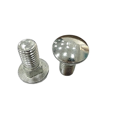 Bolto di carrello in acciaio inossidabile M12 testa rotonda collo quadrato con testa piatta standard DIN