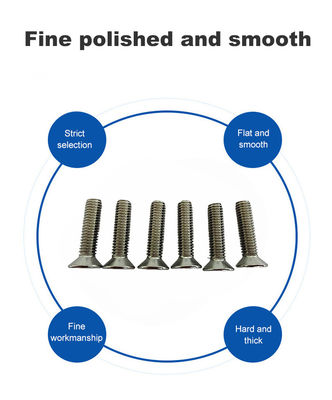 SS304 Acciaio inossidabile Flat Head Torx Socket Cup Security Screw con standard ISO