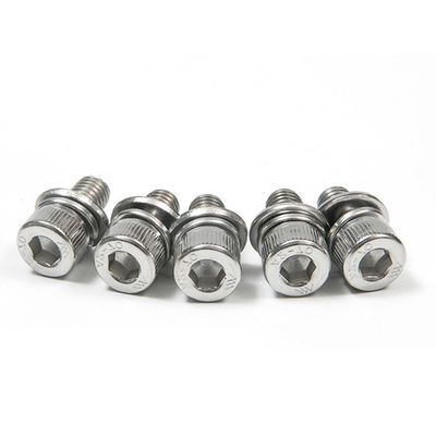 Lavatrice a molla di acciaio inossidabile di finitura semplice a vite interne esagonali