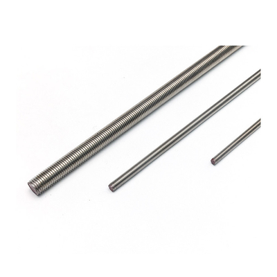 DIN975 304 316 A2-70 A4-70 Acciaio inossidabile ad alta resistenza galvanizzato a vite M10