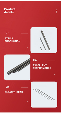 DIN975 304 316 A2-70 A4-70 Acciaio inossidabile ad alta resistenza galvanizzato a vite M10