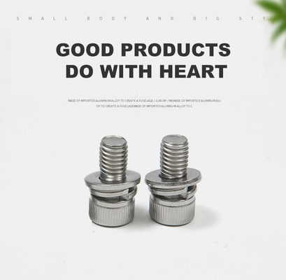 M6 In acciaio inossidabile DIN912 Standard Hexagon Socket Head Screw con molla e lavastoviglie