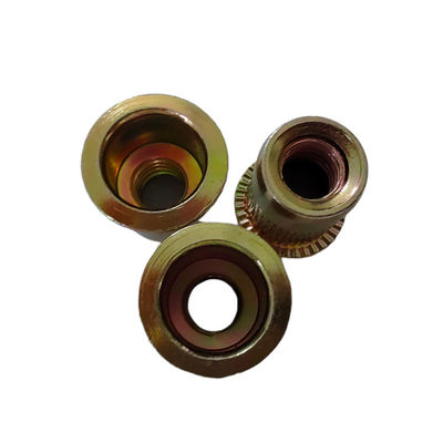 Acciaio al carbonio, zincato giallo ad alta resistenza, a filo, con testa rotonda